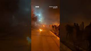 Iran protesters defy crackdown as videos show violent clashes. #Iran #Protests #BBCNews