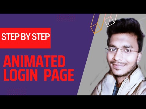 How To Create Animated Login Page  No JavaScript | Dhruv Prajapati