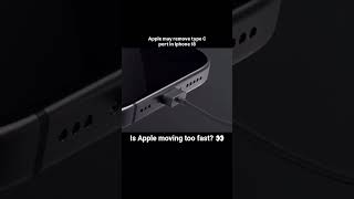 😳⚡ APPLE MAY REMOVE Type-C PORT in iPhone 18?!#AppleLeaks#iPhone18#NoTypeCPort#WirelessFuture #viral