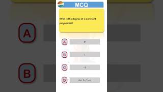 CBSE - GRADE 9 - MCQ 6#maths #cbseboard #cbseclass9maths   #polynomialclass9 #dailymcqs #polynomials