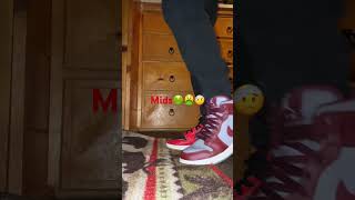 Jordan 1 highs vs mids