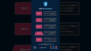 CSS 3D Transform #html5 #css3 #htmlcss #learncss #csstricks