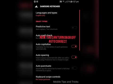 How to turn on or off auto correct in android #shorts