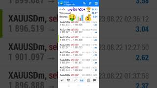 Xauusd daily trading report 22/08/2023 we provide copy trading with exness broker  #forexcopytrading