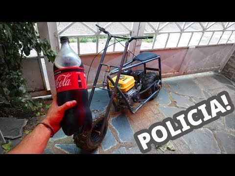 Voy al super en la MINI MOTO!