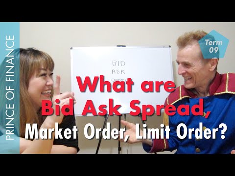 Bid Ask Price Spread Definition Explained with Example (Market order, Limit order, Liquidity-TERM-9)