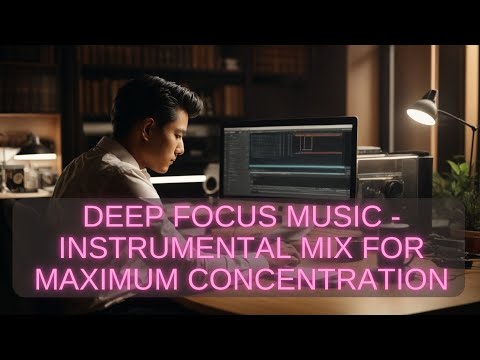 Deep Focus Music - Instrumental Mix for Maximum Concentration #focusmusic  #deepfocus #ambientmusic