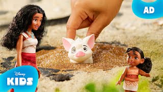 AD | Moana and Simea’s Flower Hunt 🌺🐷 | @disneykids