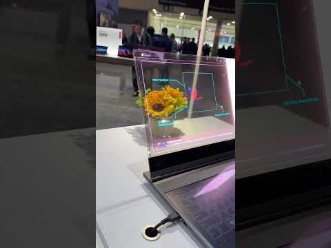 lenovo transparent laptop unboxing.