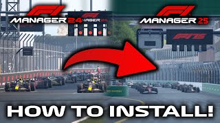 How To Install The F1 Manager 24, 2025 Mod DLC!!