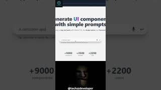 Generate UI Components With AI #codeisart#coding#codelife#ai#python#coderlifestyle#cards#javascript