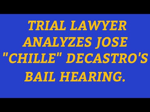 Trial Lawyer Analyzes Jose DeCastro's Bail Hearing. Was Mee Thrown Under The Bus? Appeal Insights.