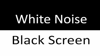 🔴 LIVE White Noise Black Screen No Ads | White Noise for Falling Asleep and Sleeping All Night