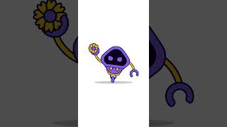 Purple robot holding flower #beforeafter #vnwhy #flatdesign #affinitydesigner #vectorart