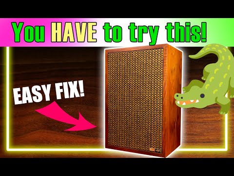 The Utah AS-2AX Speaker: EASY Wooden Speaker Repair!
