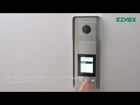 GLOBAL SECURITY - PIXEL video door entry panel After Installation