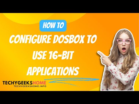 How to configure DOSBox to use with 16-bit DOS applications