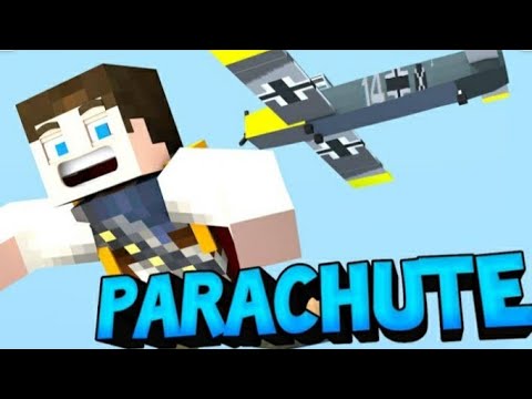 MINECRAFT/ SKYDIVING IN MINECRAFT!!/AWESOME EXPERIENCE (MOD REVIEW)