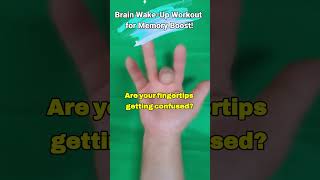 Brain Wake-Up Workout for Memory Boost! | 1-Minute Hand Exercise to Keep Your Brain Young