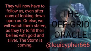 The storm is coming can you feel the change. Everything is shifting into place if we listen to GOD!