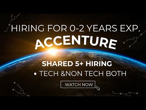 🔥 Accenture & BlackRock Hiring Freshers | Web Dev, Full Stack, Python Jobs | High Paying IT Job 2025