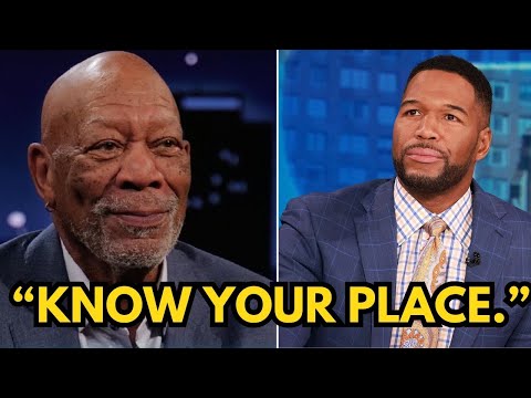Morgan Freeman SHUTS DOWN Michael Strahan LIVE — - Morgan Freeman  - Michael Strahan  -