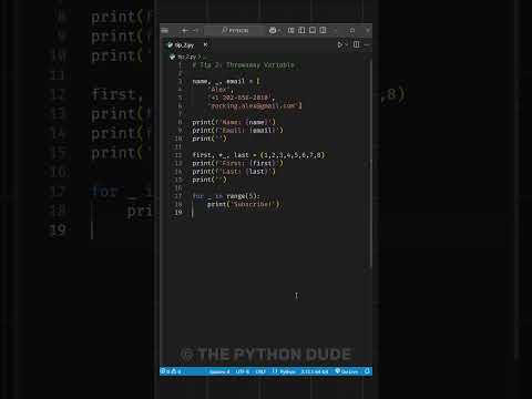 The Power of Underscore in Python! #coding #learnpython