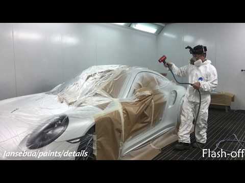 Painting Porsche 911 Turbo S   LH Quarter, C Pillar & Running Board