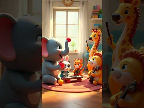 Du di du di dam dam | Kids song♫ | Animal fun at home😄 #shorts