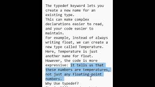 Typedef in C Programming Explained Simply, typedef Keyword for Beginners