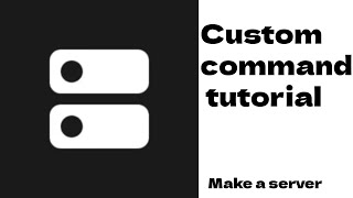 Make a Server: Make Working Custom Commands Tutorial [ROBLOX]