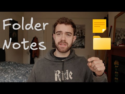 The Most UNDERRATED Obsidian Plugin: Folder notes Demo and Settings Walk-Through