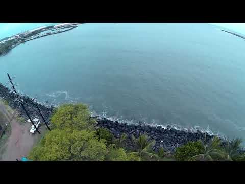 Hubsan original 3 axis gimbal flight test