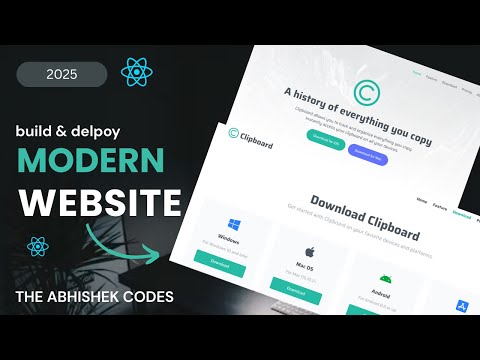 How to Build Modern Responsive React Website  | React and Tailwind CSS |  Frontend project in Hindi