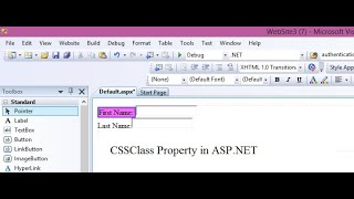 Use of CSSClass property in ASP.NET using C#