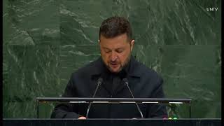 What Ukrainian President Volodymyr Zelenskyy told the UN General Assembly