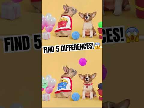 😱SPOT THE DIFFERENCES! P1 #short #shorts #shortsfeed #trending #spotthedifference #puzzle #viral