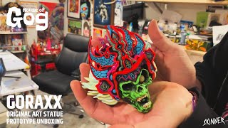 GORAXX PROTOTYPE UNBOXING by Skinner #houseofgog  #statuecollectors #art #statue #toycollector