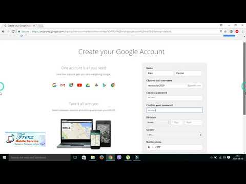 how to make gmail id with in 1 minute..