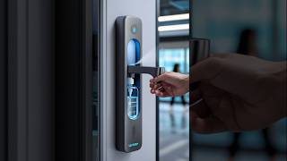 This Door Handle Sanitizes Your Hands?! 🚪🧴 The Future of Hygiene is Here!  #SmartHygiene#SafeGrip