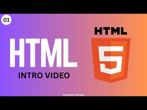 html mastery course intro video - 01