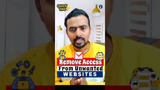 How to remove access from Unwanted websites #gmail #gmailhacks #shorts