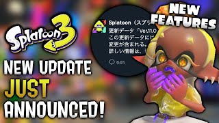 New UPDATE & Features Just Announced - Splatoon 3