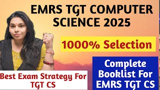 EMRS TGT COMPUTER Science Strategy| BEST Book List For TGT CS 📚 📚 | A complete guidance for TGT CS |