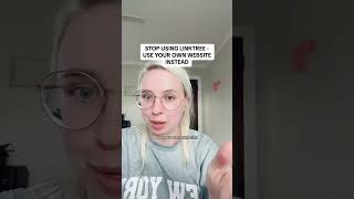 STOP USING LINKTREE - USE YOUR OWN WEBSITE INSTEAD