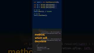What is a Latch? #javalanguage #javacoding #javatips #javacodinginterview