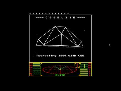CSS ELITE - Recreating 1984 with pure CSS.