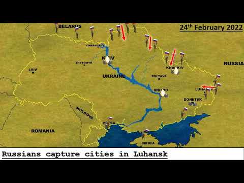Russia-Ukraine War - Key Events (Day 1) (24/02/22)