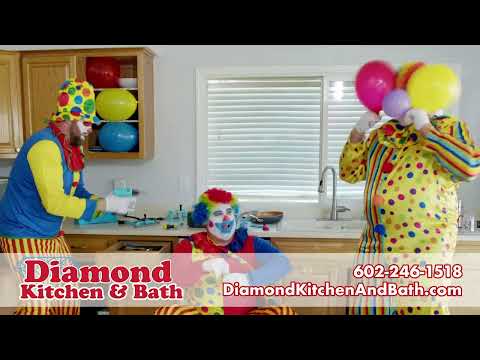 Diamond Kitchen and Bath AZ Clown Commercial