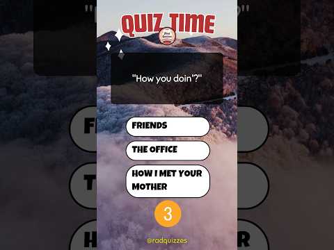 Guess the Sitcom: Ultimate Dialogue Quiz Challenge! #sitcom #quiz